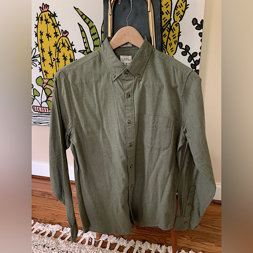 J. Crew Brushed twill shirt